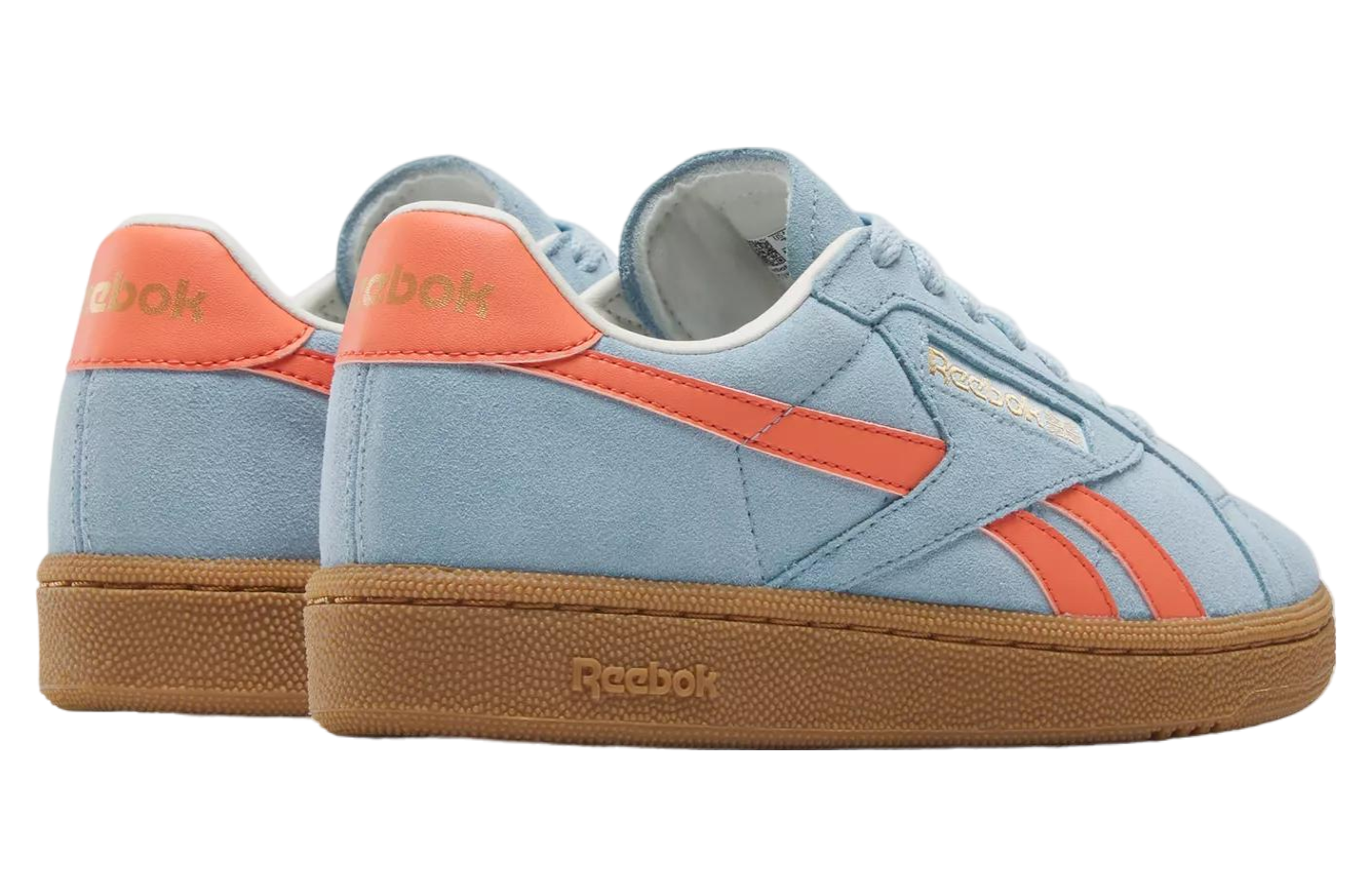 Reebok Club C Grounds Uk WMNS Soft Blue / Supercharged Coral