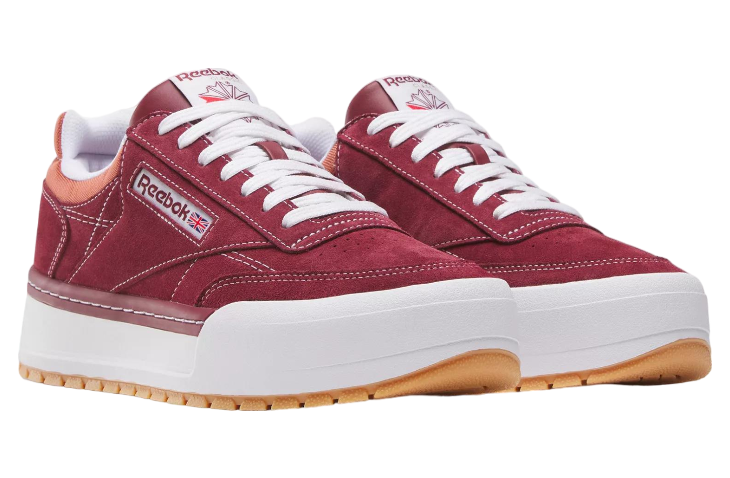 Reebok Club C Megacourt Rich Maroon / Brick Red