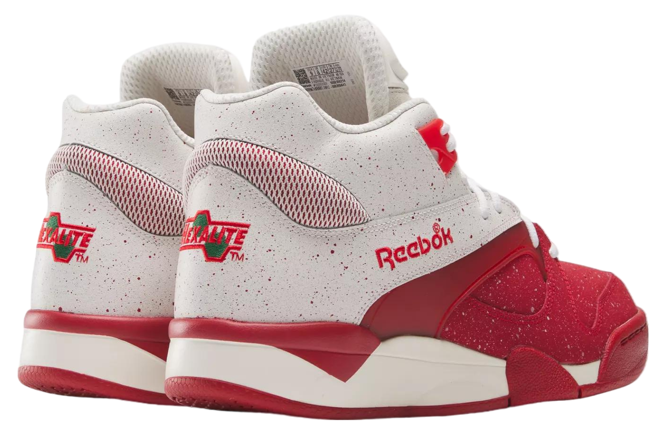 Reebok Court Victory Pump Chalk / Vector Red