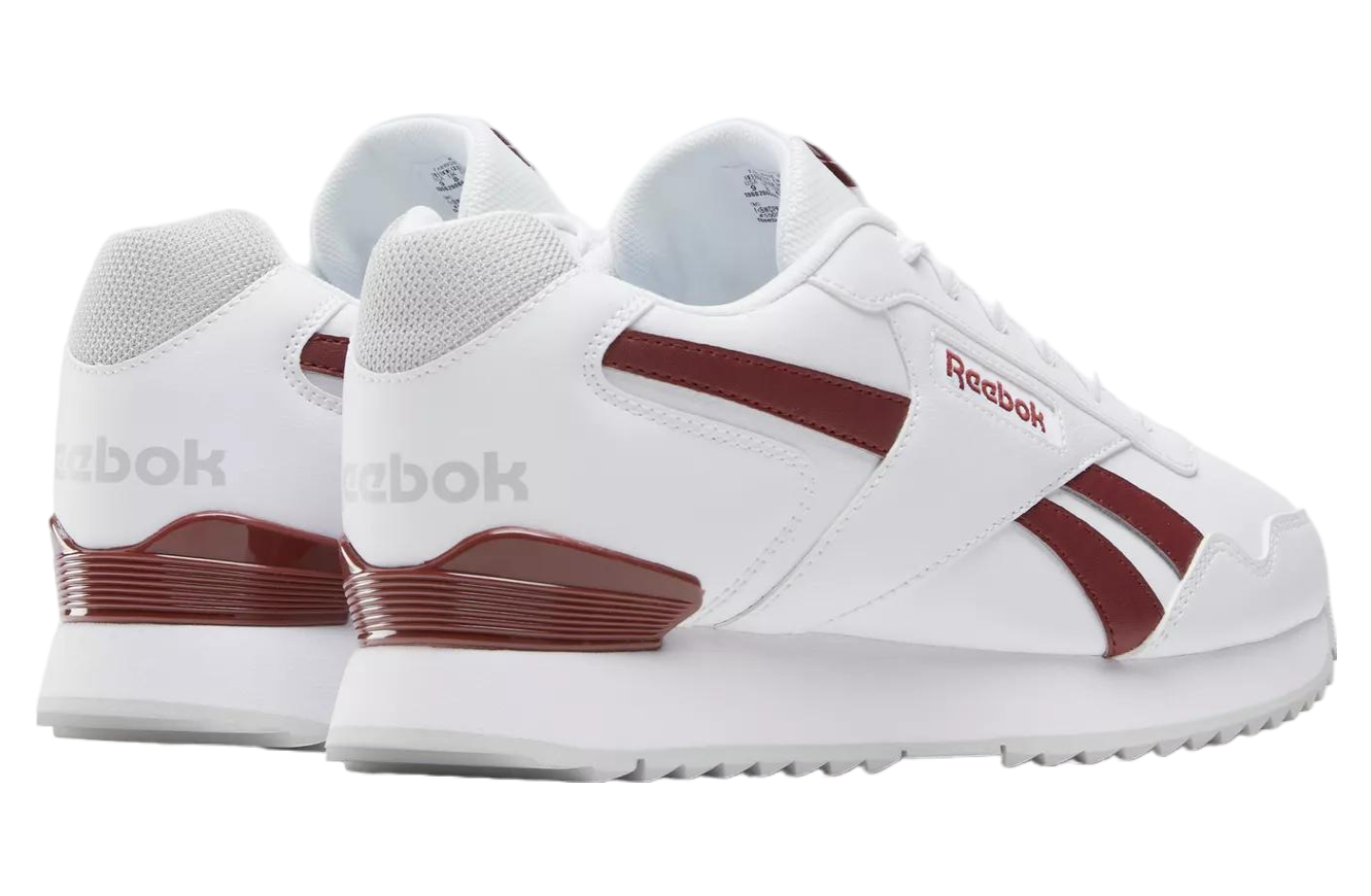 Reebok Glide Ripple Clip White / Rich Maroon