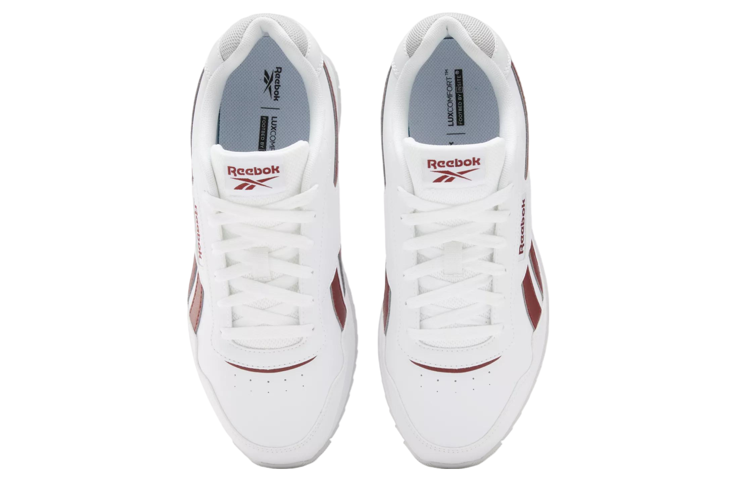 Reebok Glide Ripple Clip White / Rich Maroon