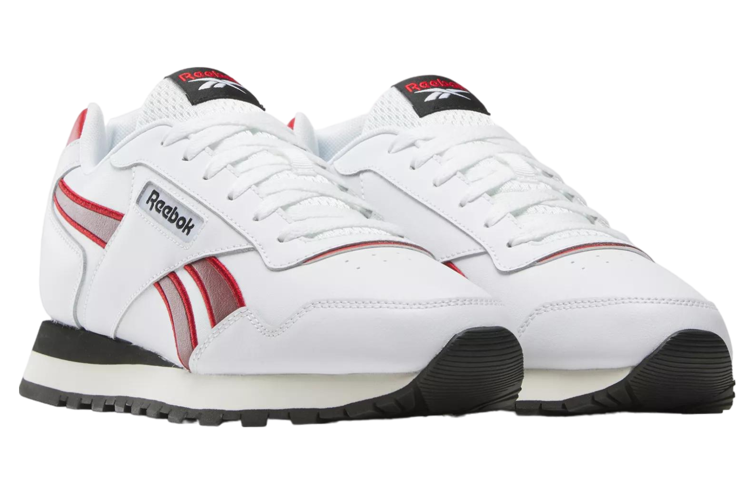 Reebok Glide White / Vector Red