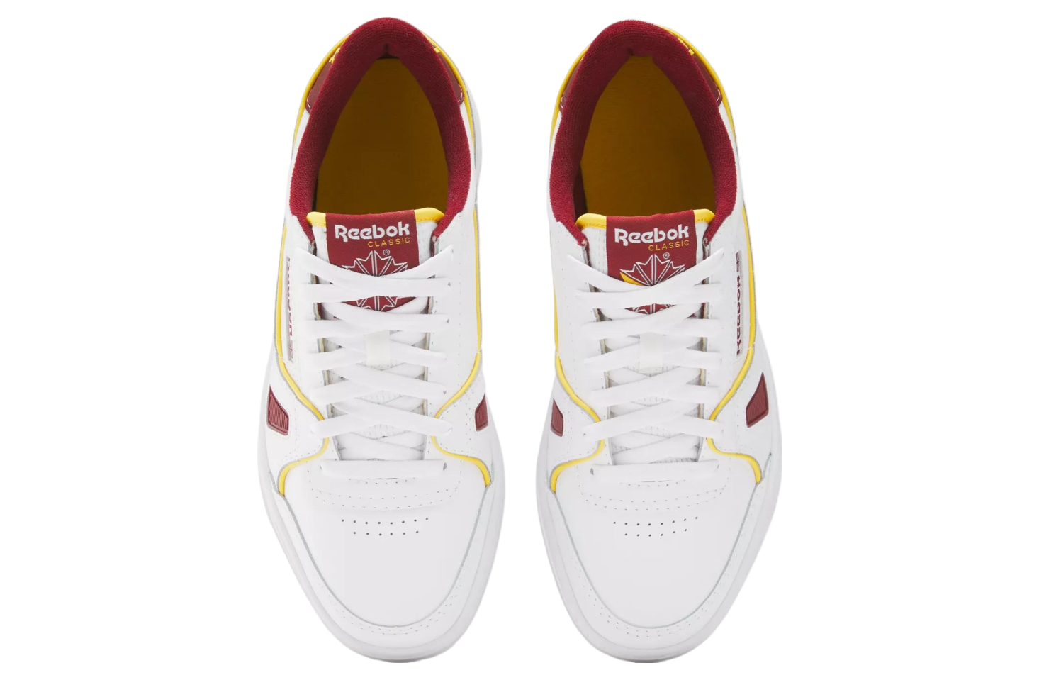 Reebok Lt Court White / Rich Maroon