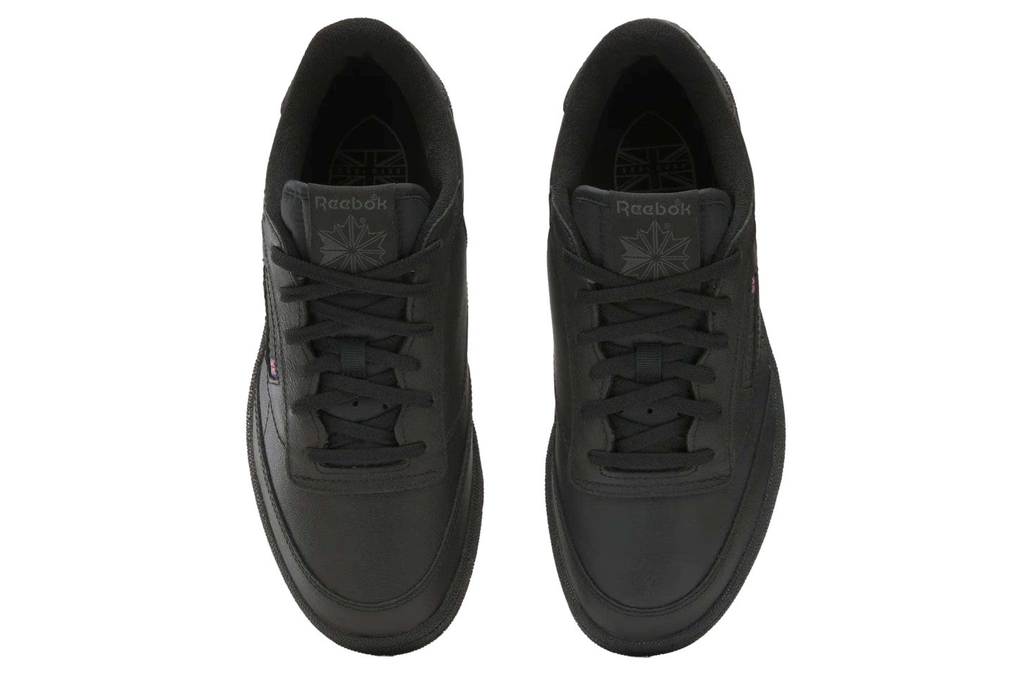 Reebok Mens Club C Golf Black / Grey 6