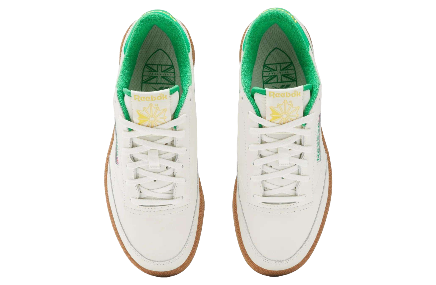 Reebok Mens Club C Golf Chalk / Classic Green