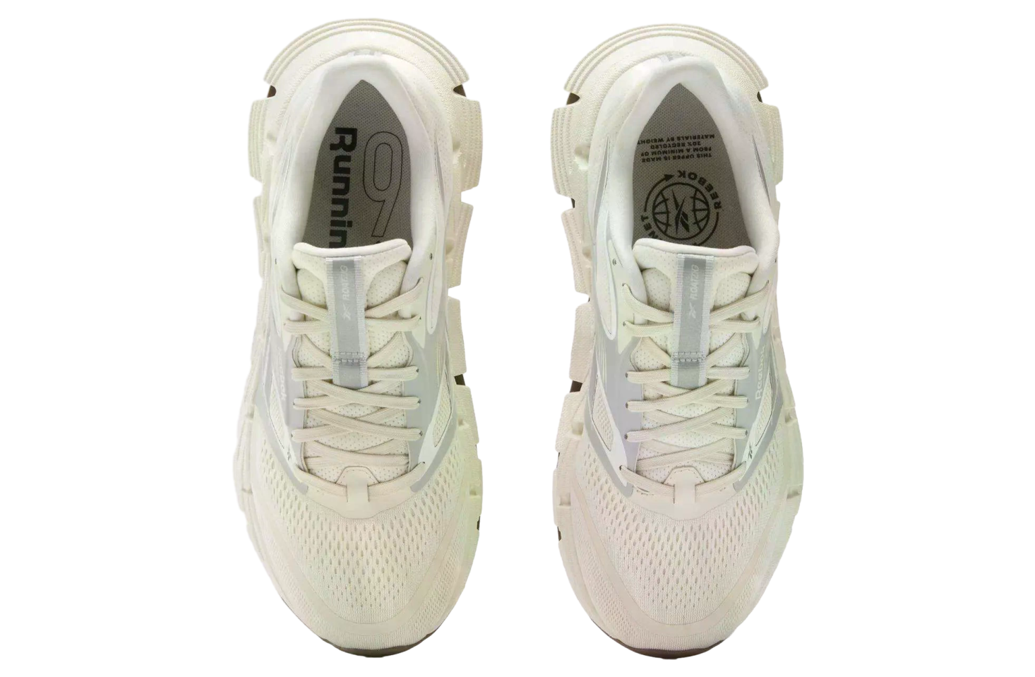 Reebok Mens Floatzig 2 Running Alabaster / Grey 1