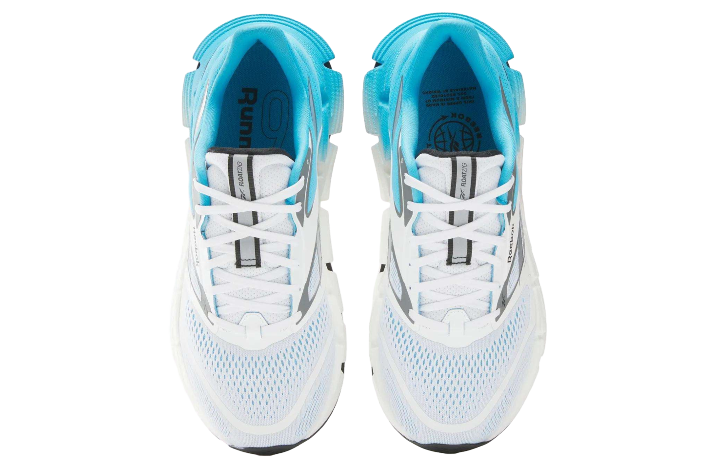 Reebok Mens Floatzig 2 Running Future Cyan / Black