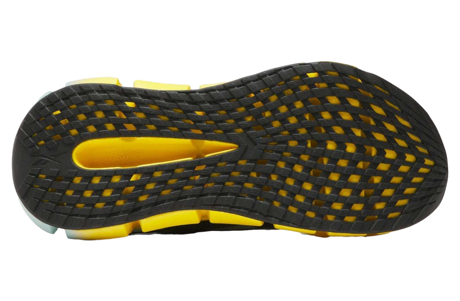 Reebok Mens Floatzig 2 Running Washed Black / Glitch Aqua