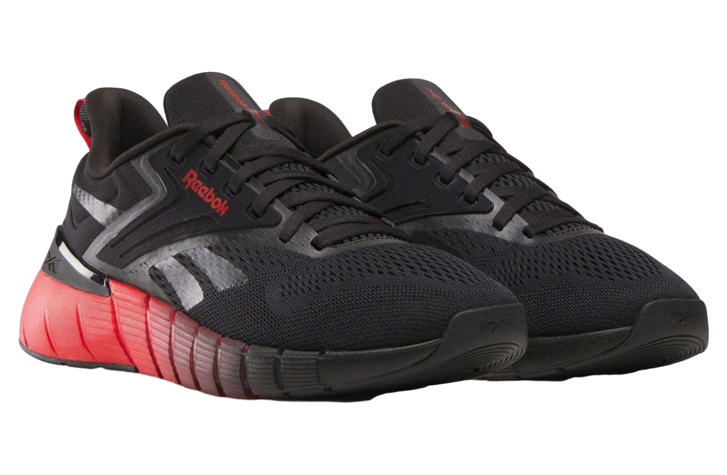 Reebok Mens Nano Gym Training Black / Sport Red