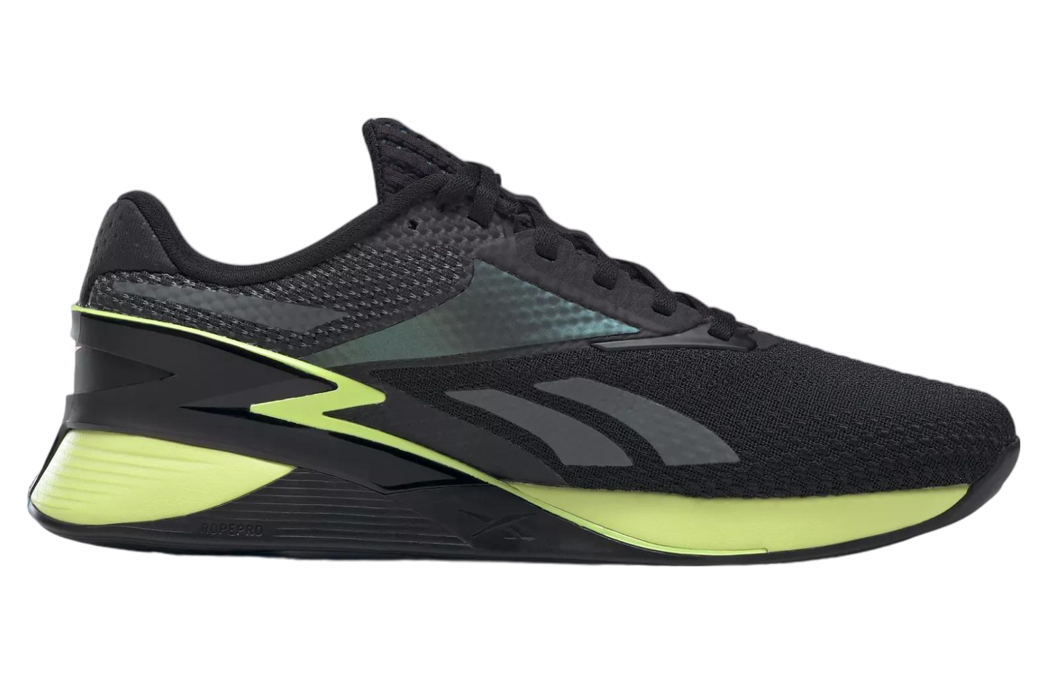 Reebok Nano X3 Core Black / Energy Glow