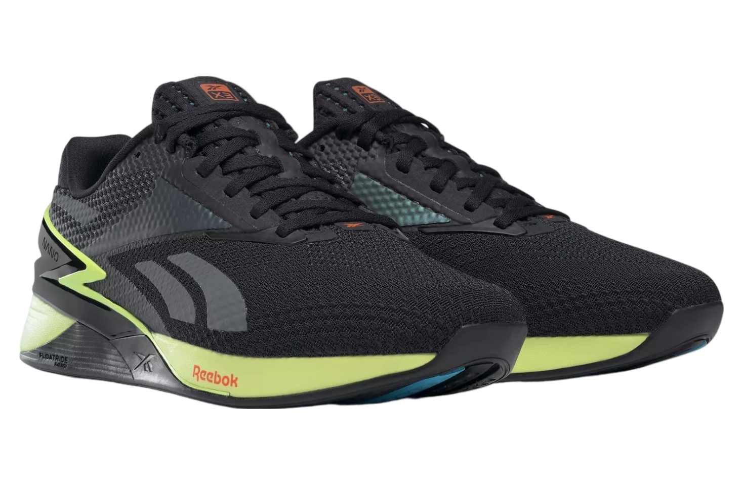 Reebok Nano X3 Core Black / Energy Glow