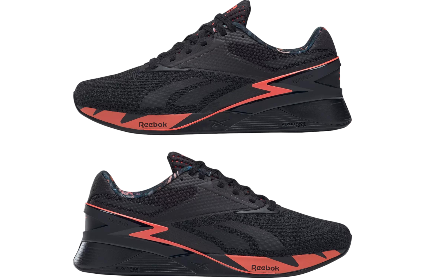 Reebok Nano X3 Core Black / Orange Flare