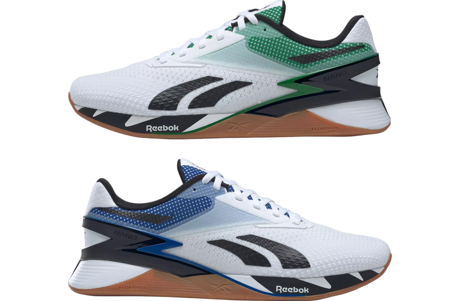 Reebok Nano X3 Ftwr White / Glen Green