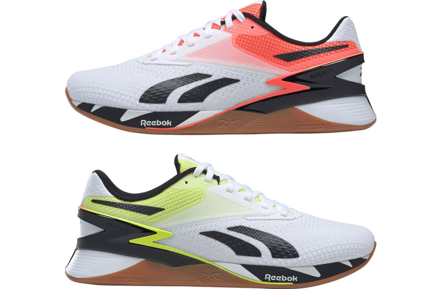 Reebok Nano X3 Ftwr White / Orange Flare