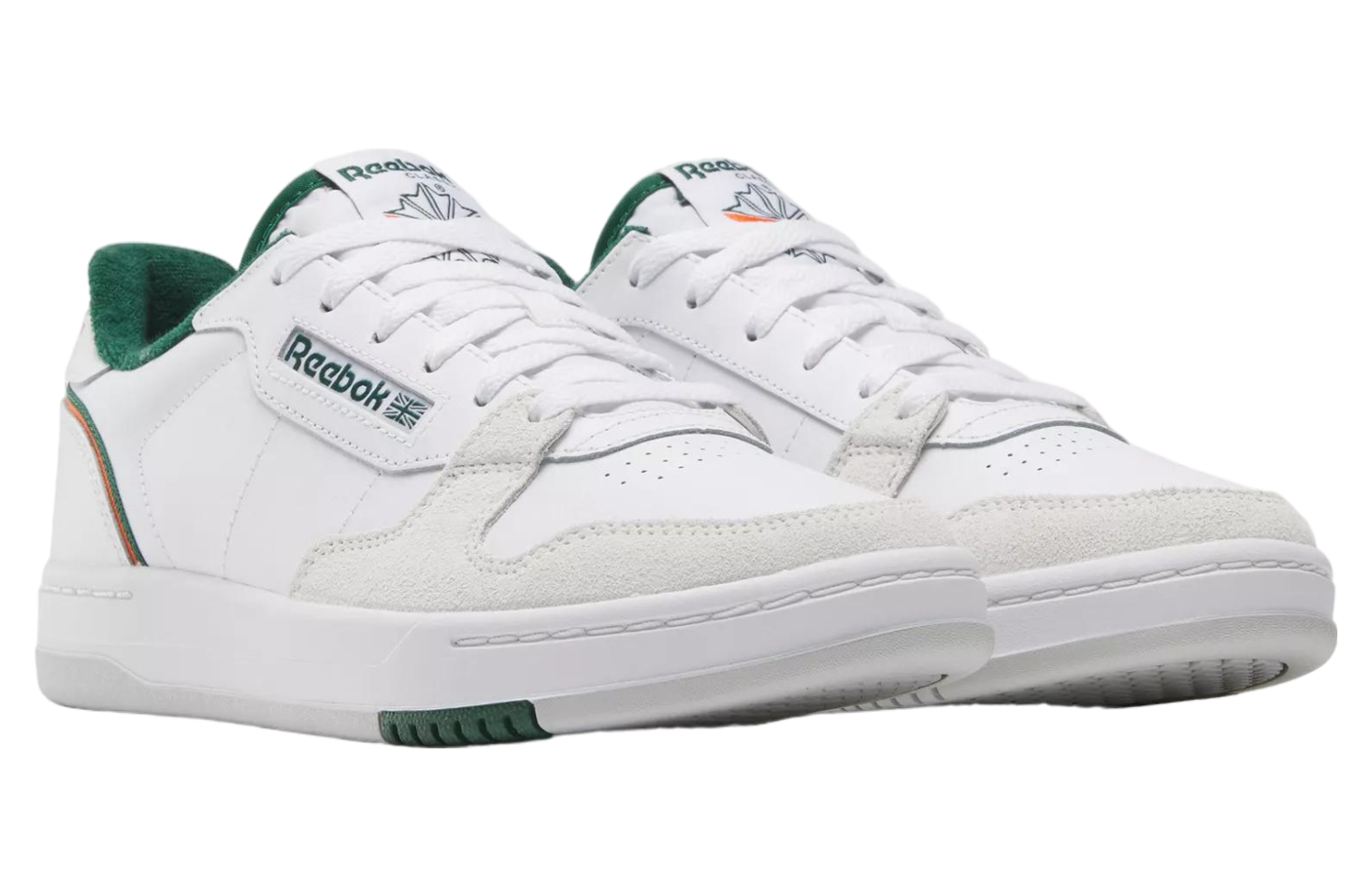 Reebok Phase Court White / Dark Green