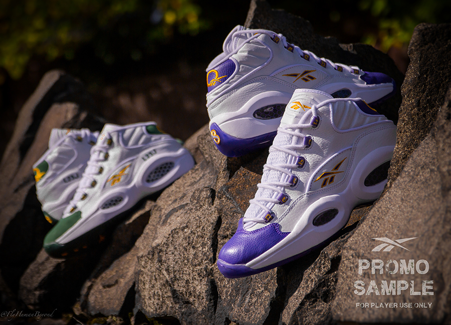 Which basketball players wear Reebok Question Mid