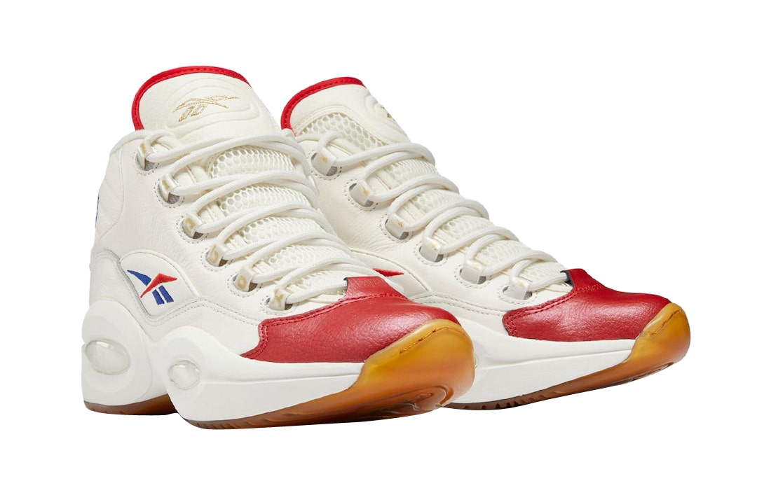 Reebok Question Mid Chalk White Red GZ7099