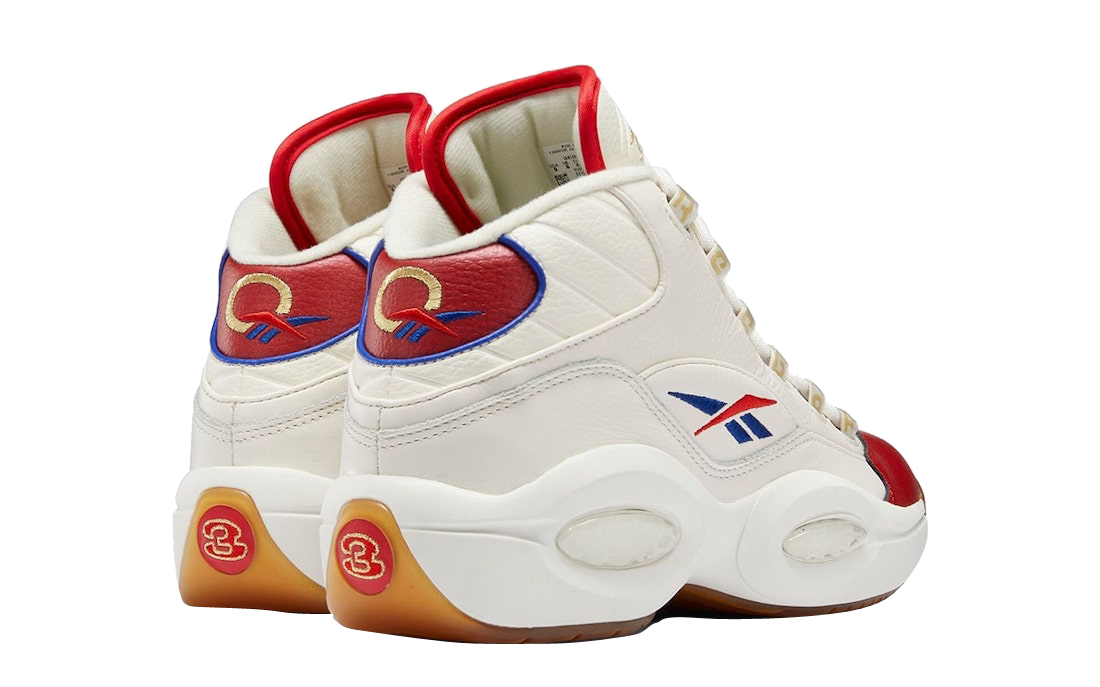 Reebok Question Mid Chalk White Red GZ7099
