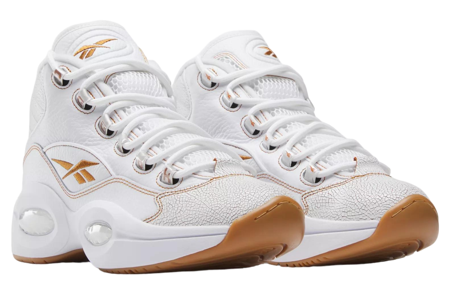 Reebok Question Mid White / Salted Caramel