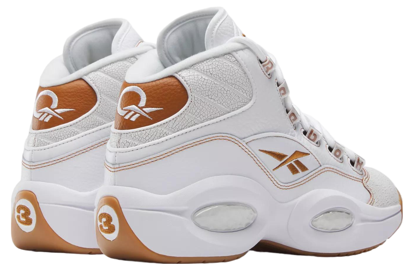 Reebok Question Mid White / Salted Caramel