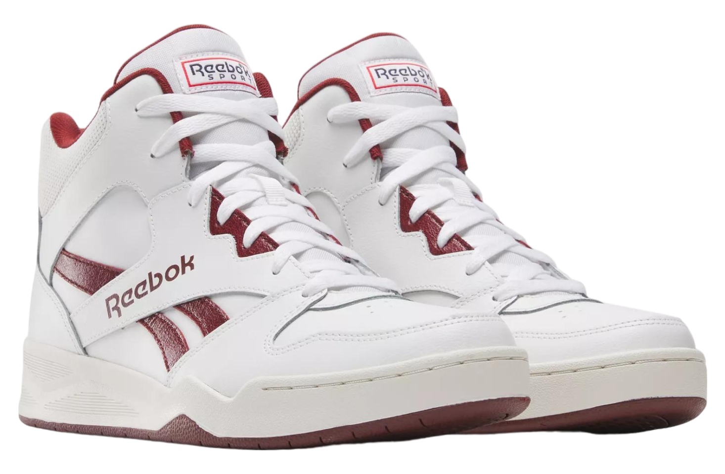 Reebok Royal Bb4500 Hi2 White / Rich Maroon