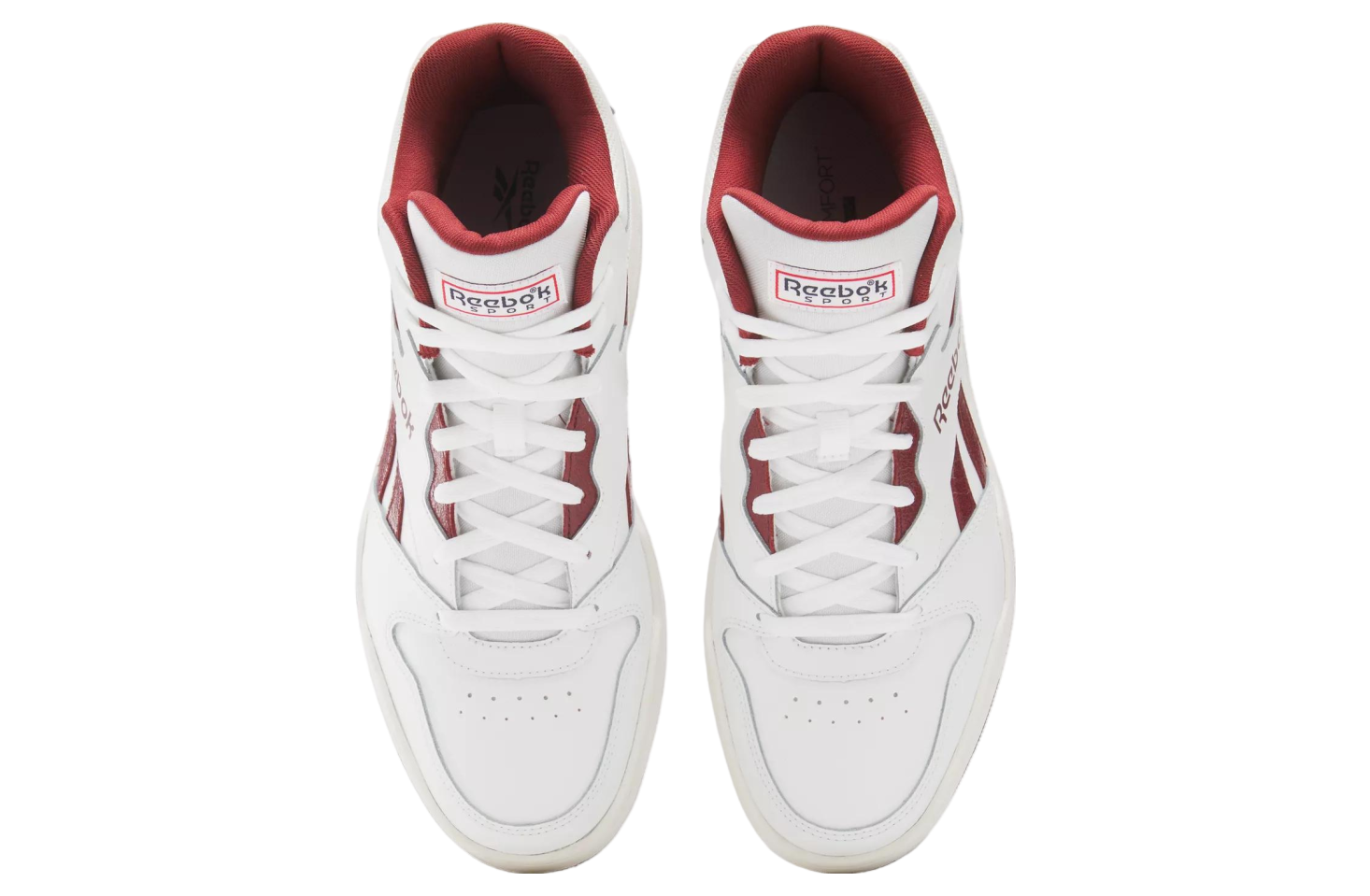 Reebok Royal Bb4500 Hi2 White / Rich Maroon