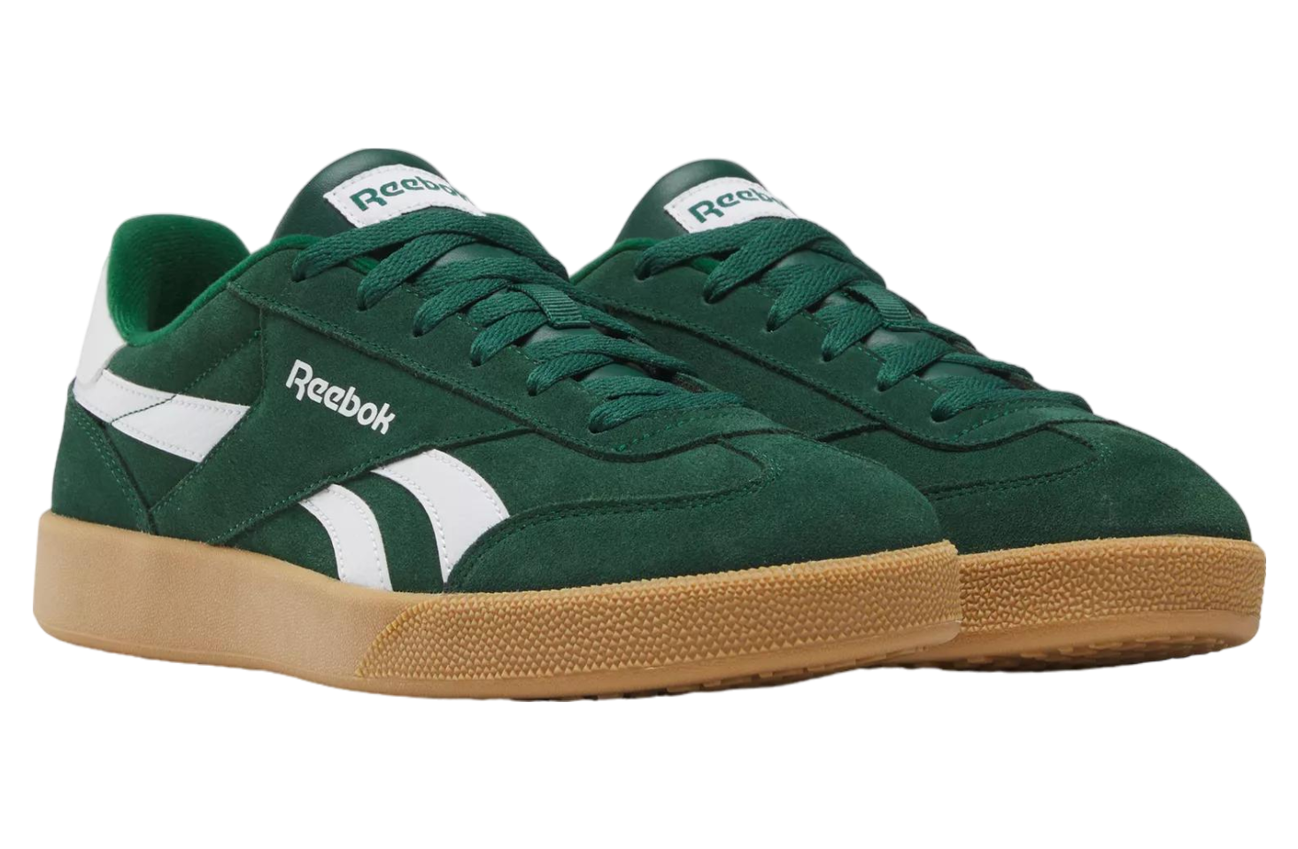 Reebok Smash Edge Dark Green / White