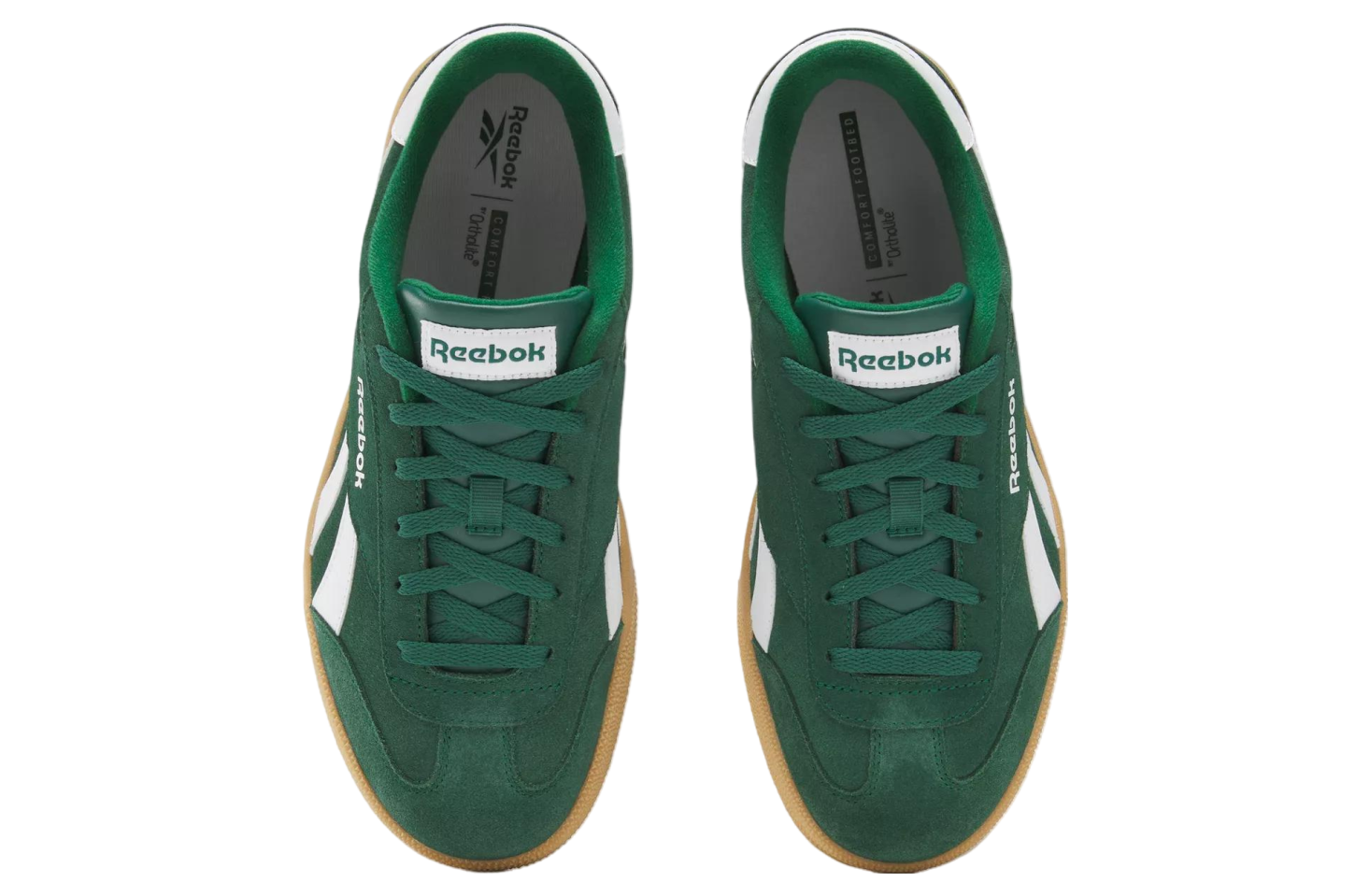 Reebok Smash Edge Dark Green / White