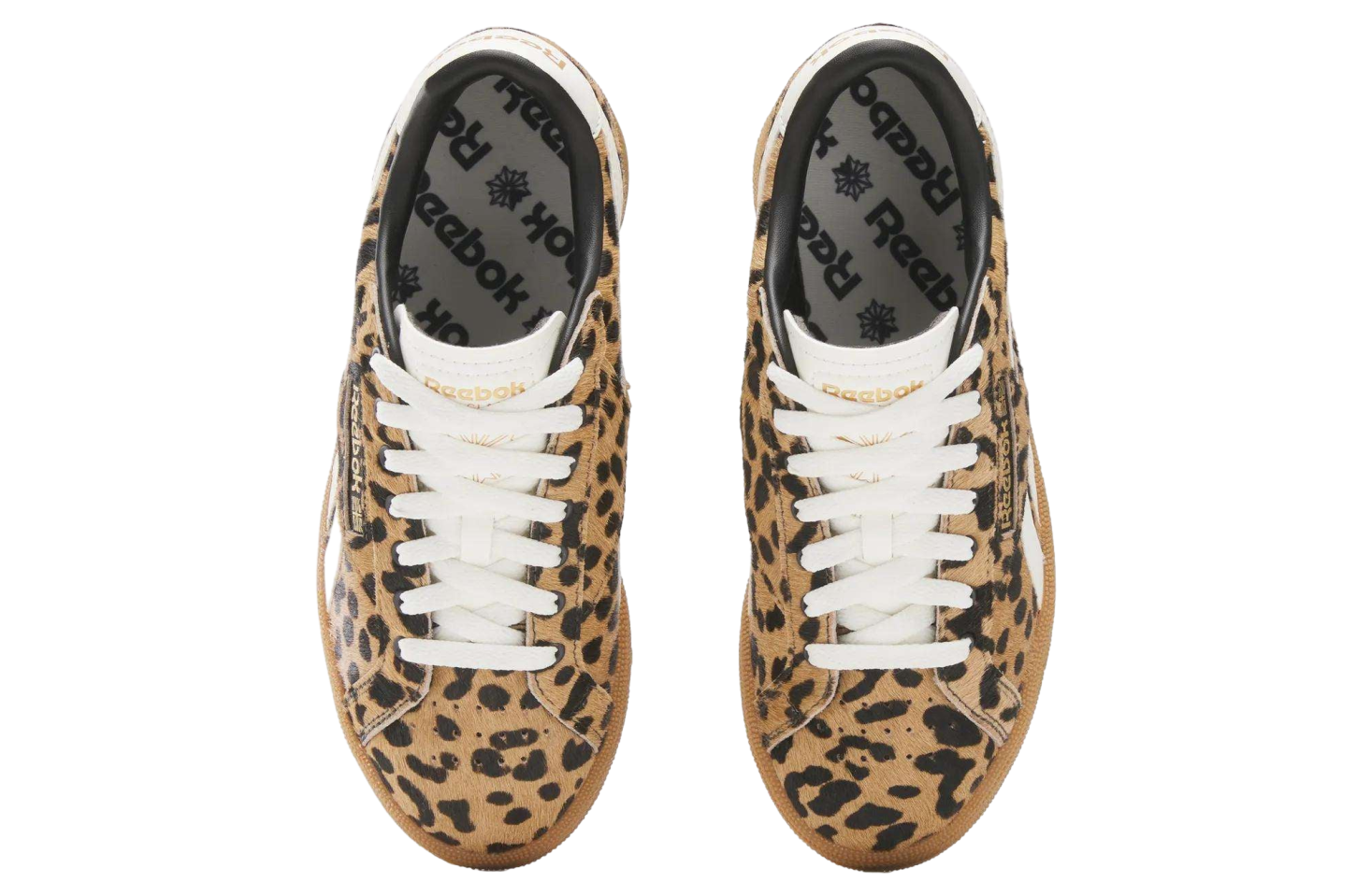Reebok Womens Club C Grounds UK Cheetah / Chalk