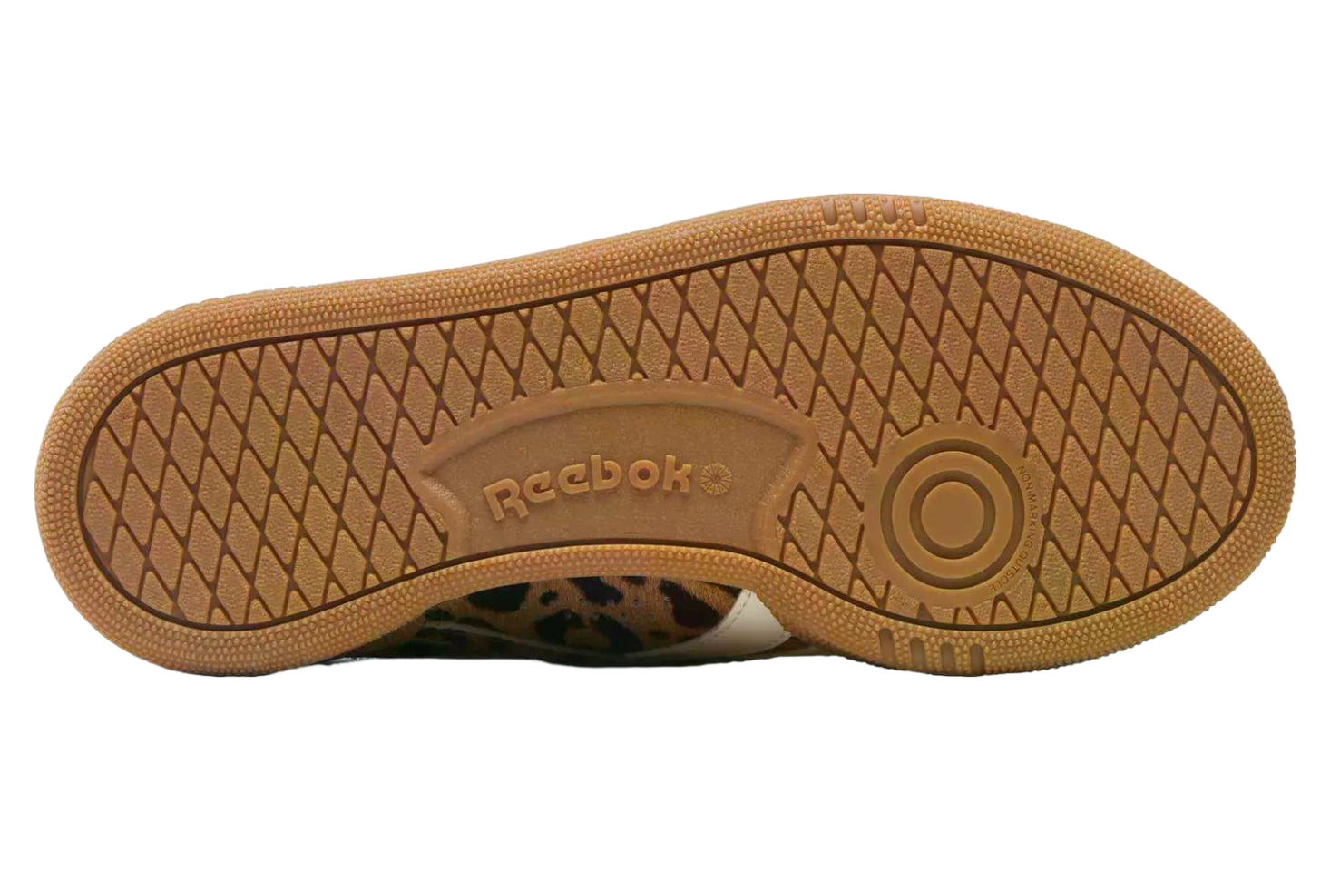 Reebok Womens Club C Grounds UK Cheetah / Chalk