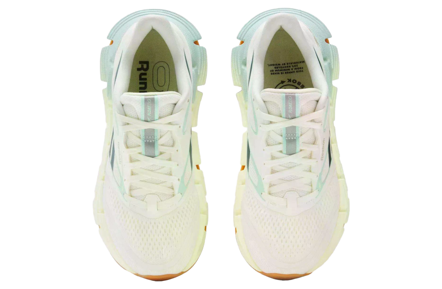Reebok Womens Floatzig 2 Running Chalk / Yellow Haze