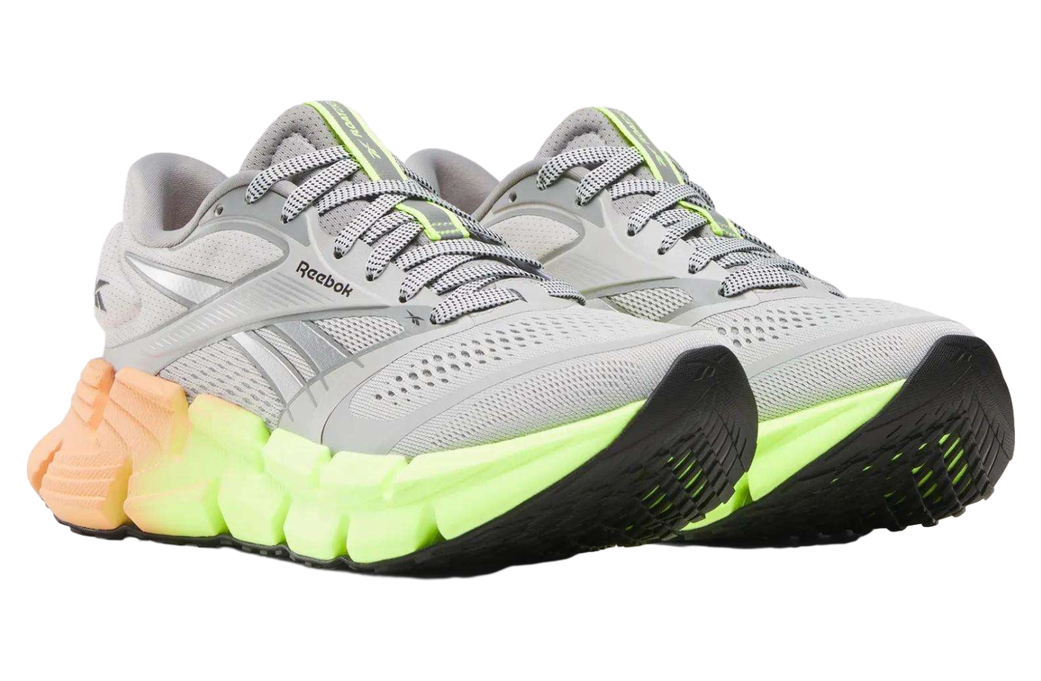 Reebok Womens Floatzig 2 Running Grey / Digital Lime