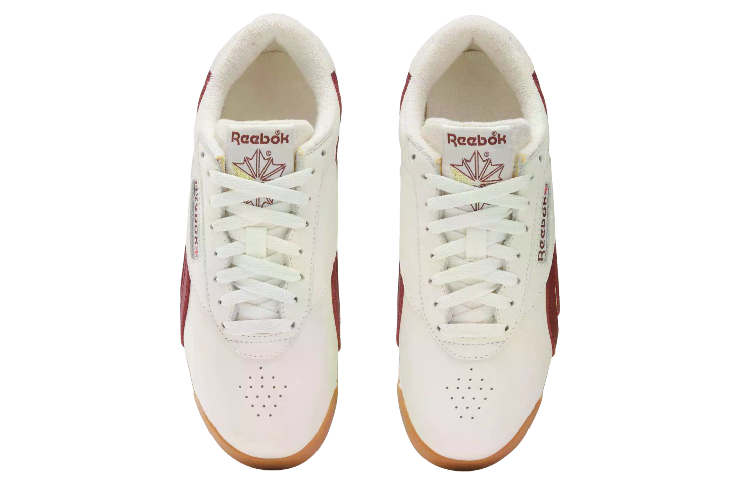 Reebok Womens Freestyle Lo Chalk / Classic Burgundy