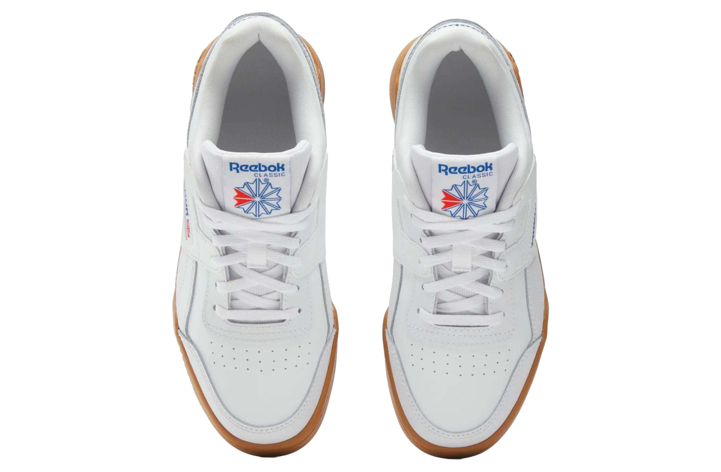 Reebok Workout Plus-Big Kids GS Ftwr White / Vector Blue