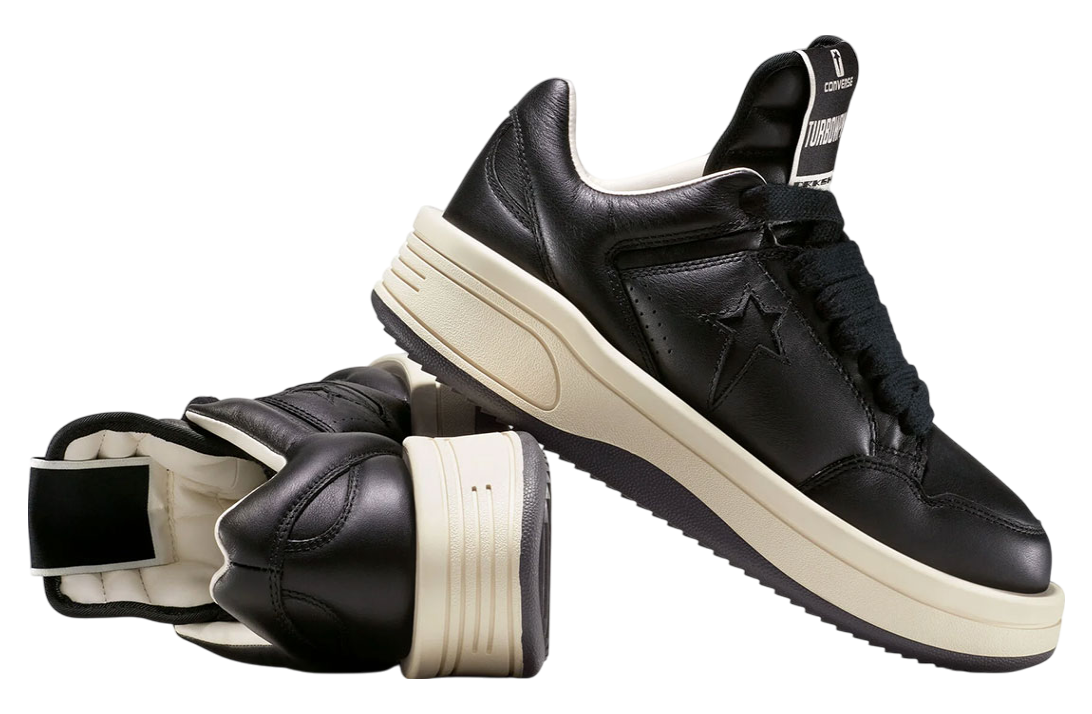 rick owens converse ブラックエナメル Rick Owens Converts the Converse DRKSHDW TURBOWPN Into a Low