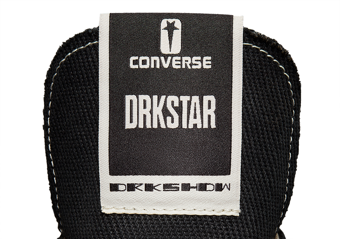 Rick Owens x DRKSHDW DRKSTAR Converse Chuck 70 Hi Black