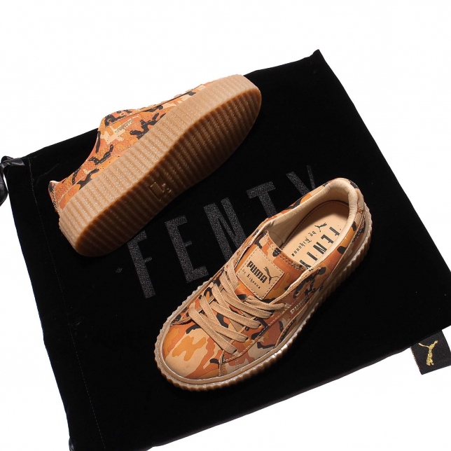 Rihanna x Puma Creeper Orange Camo Jul 2016 362341 01 KicksOnFire