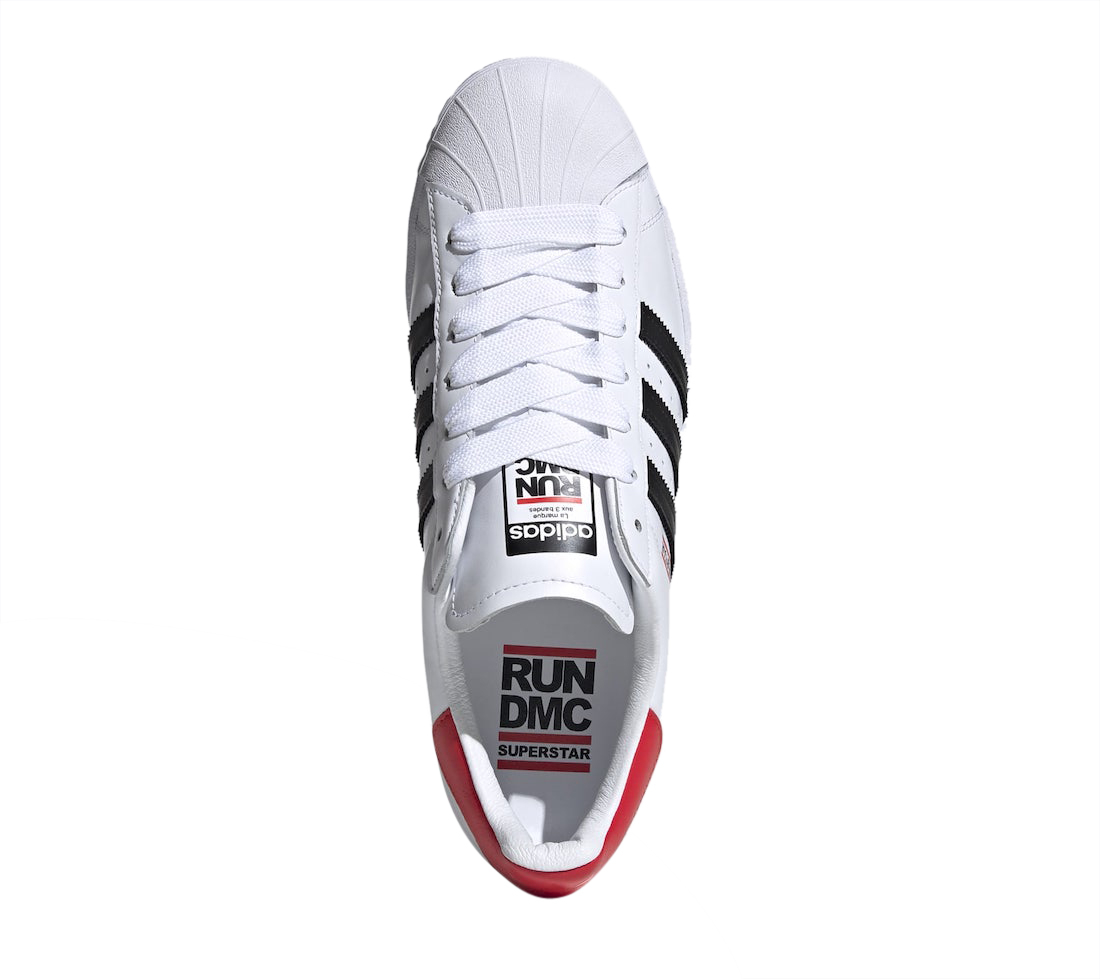 Run DMC x adidas Superstar Cloud White