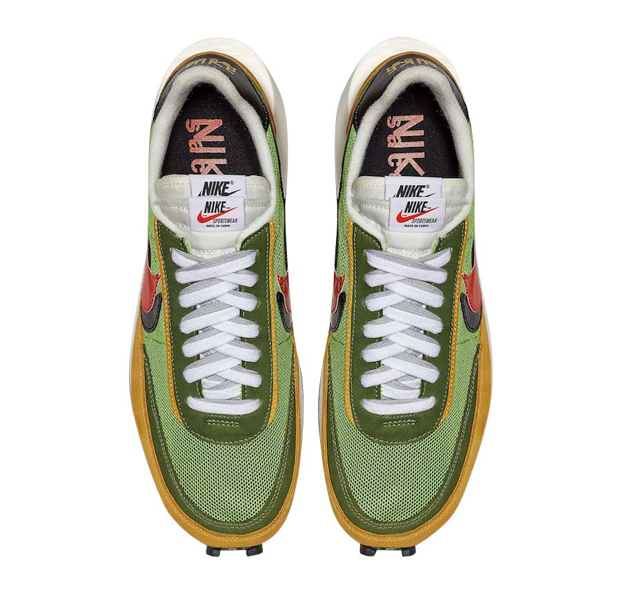 Sacai x Nike LDWaffle Green Gusto - May 2019 - BV0073-300