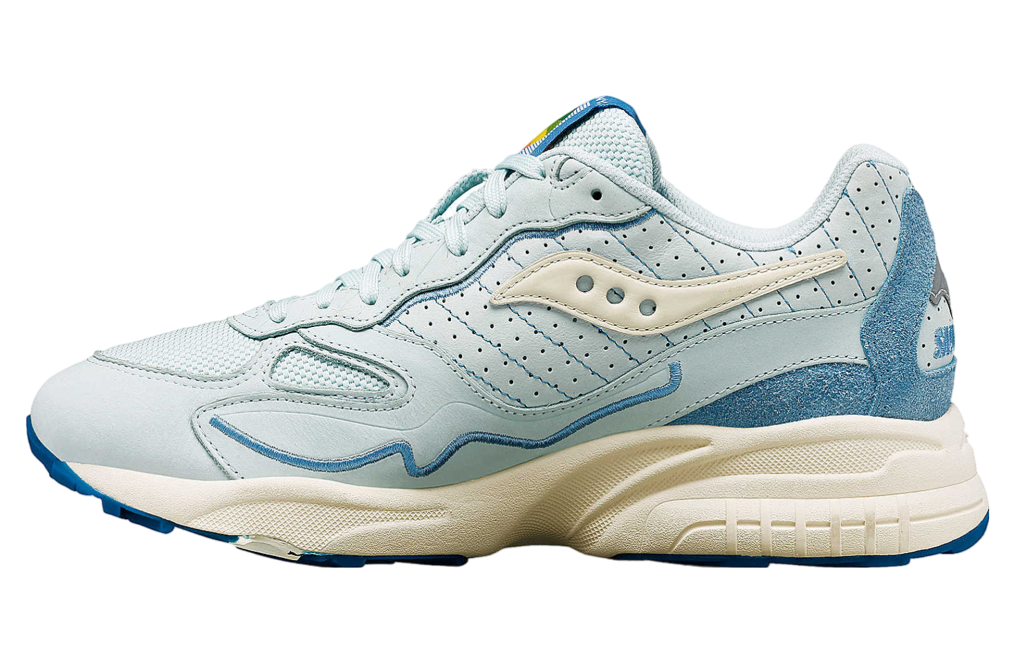 Saucony 3d Grid Hurricane Chromatic Light Blue