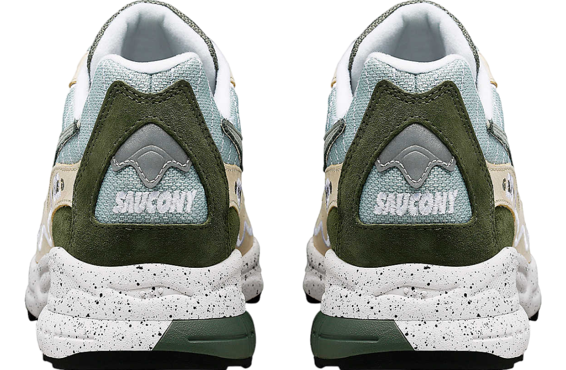 Saucony 3d Grid Hurricane Premium Beige / Green