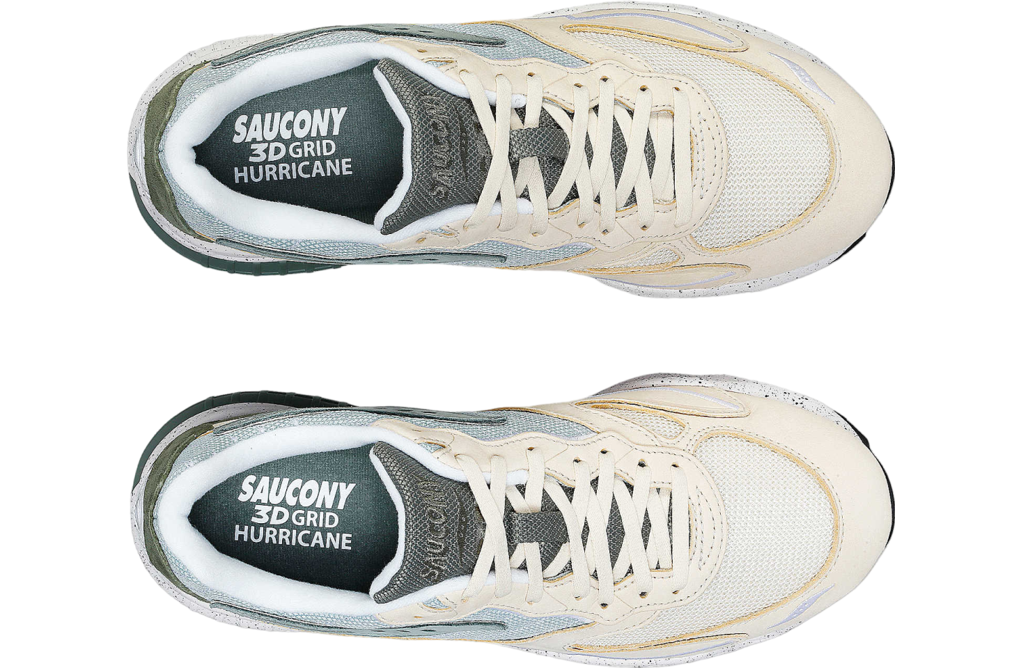 Saucony 3d Grid Hurricane Premium Beige / Green