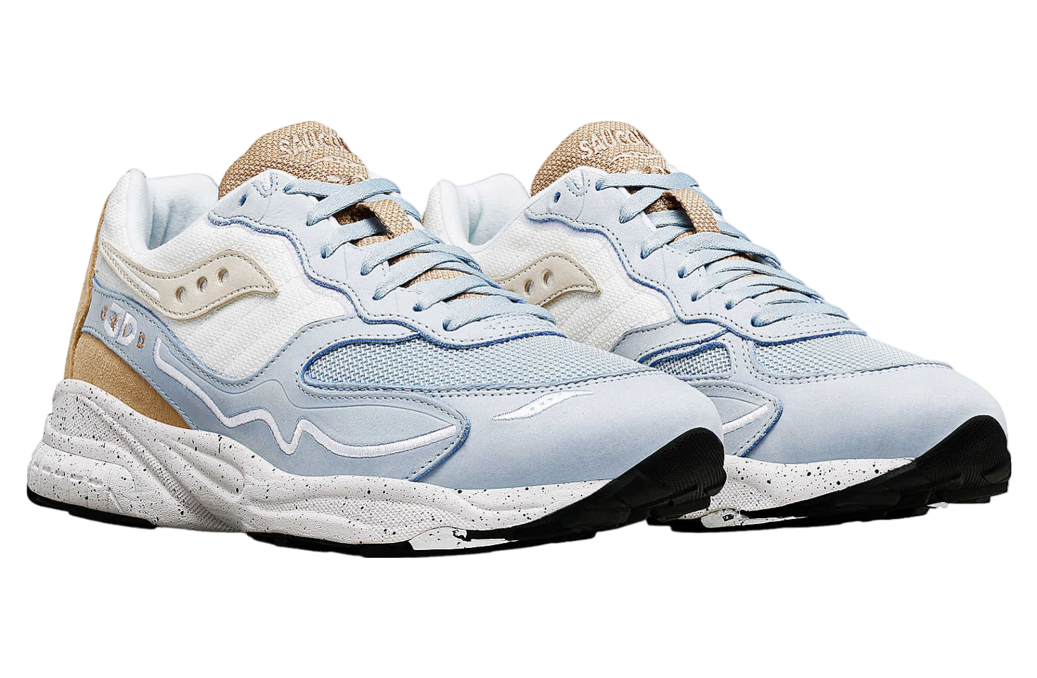 Saucony 3d Grid Hurricane Premium Light Blue / Cream