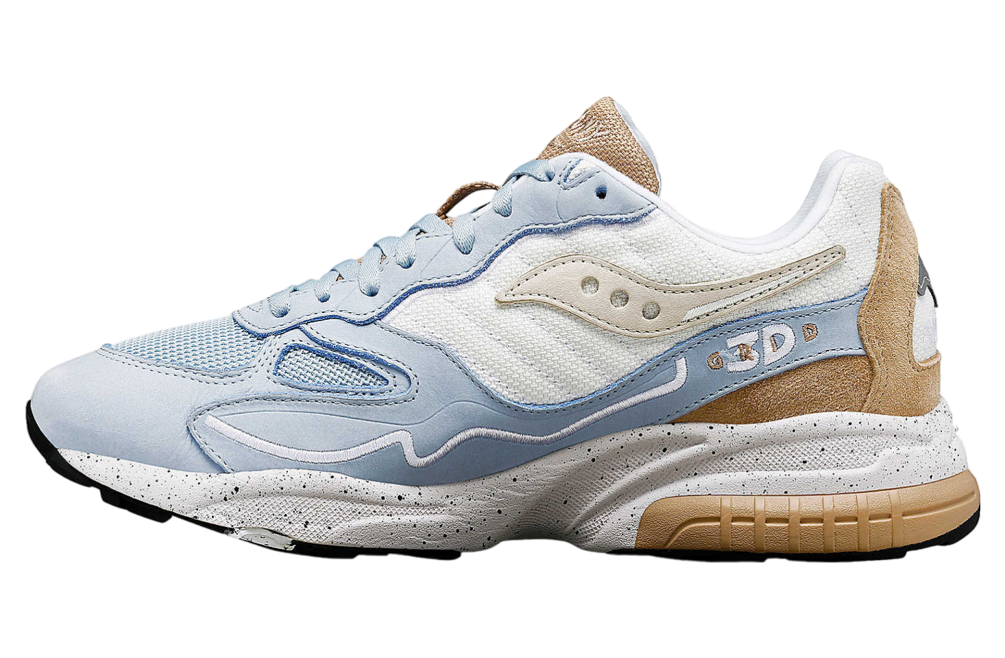 Saucony 3d Grid Hurricane Premium Light Blue / Cream