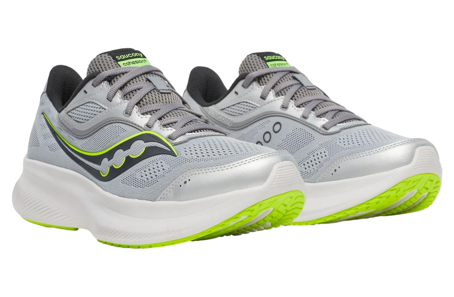 Saucony Cohesion 18 Silver / Citron