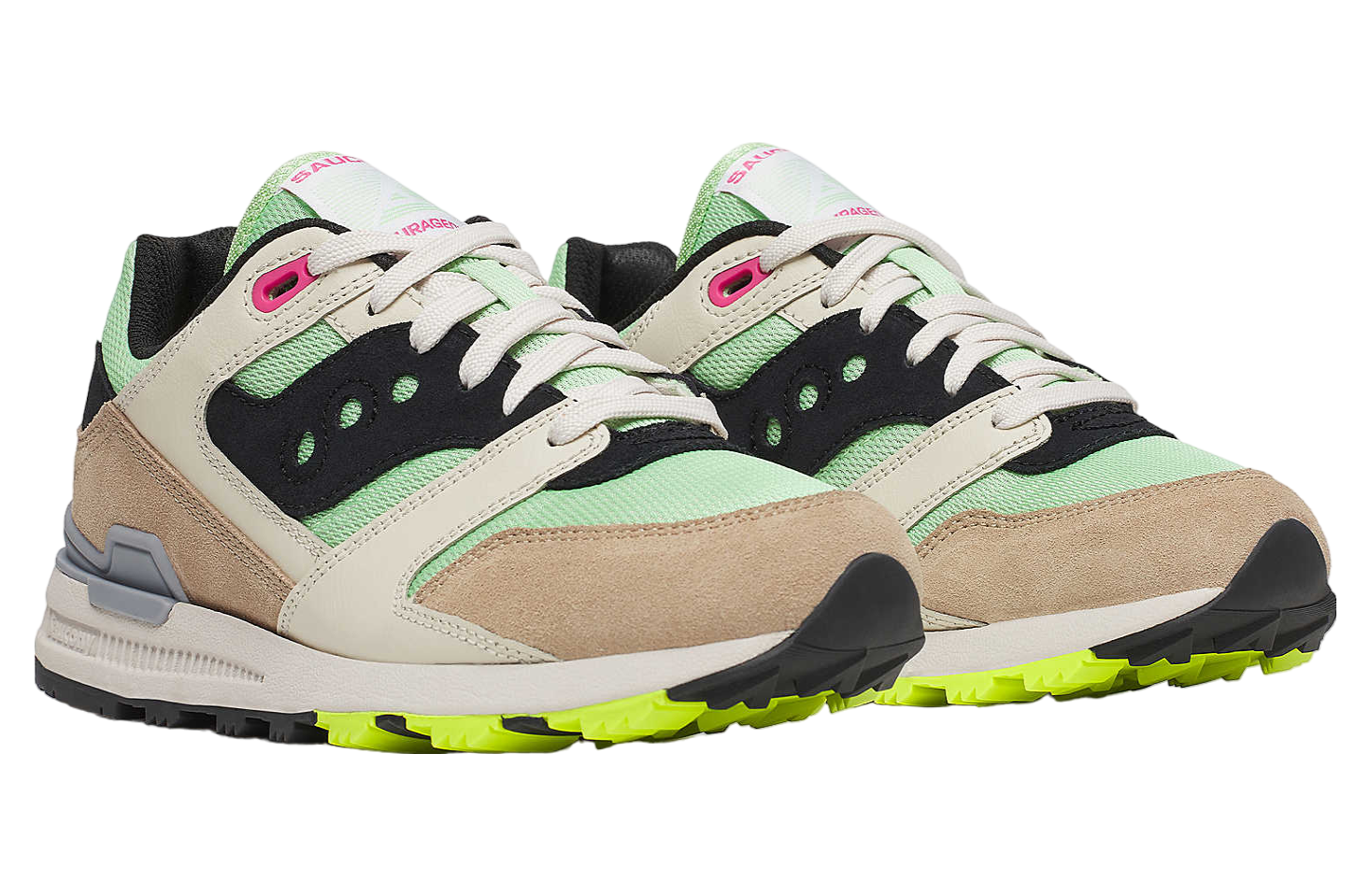 Saucony Courageous Light Green / Tan