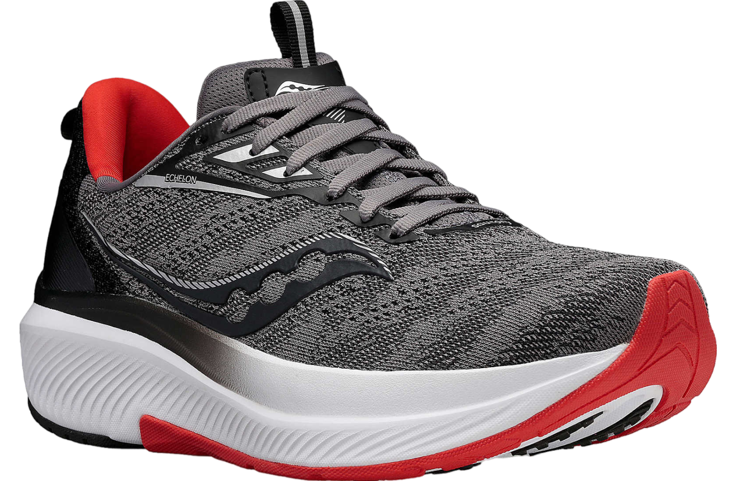 Saucony Echelon 9 Charcoal / Red Sky