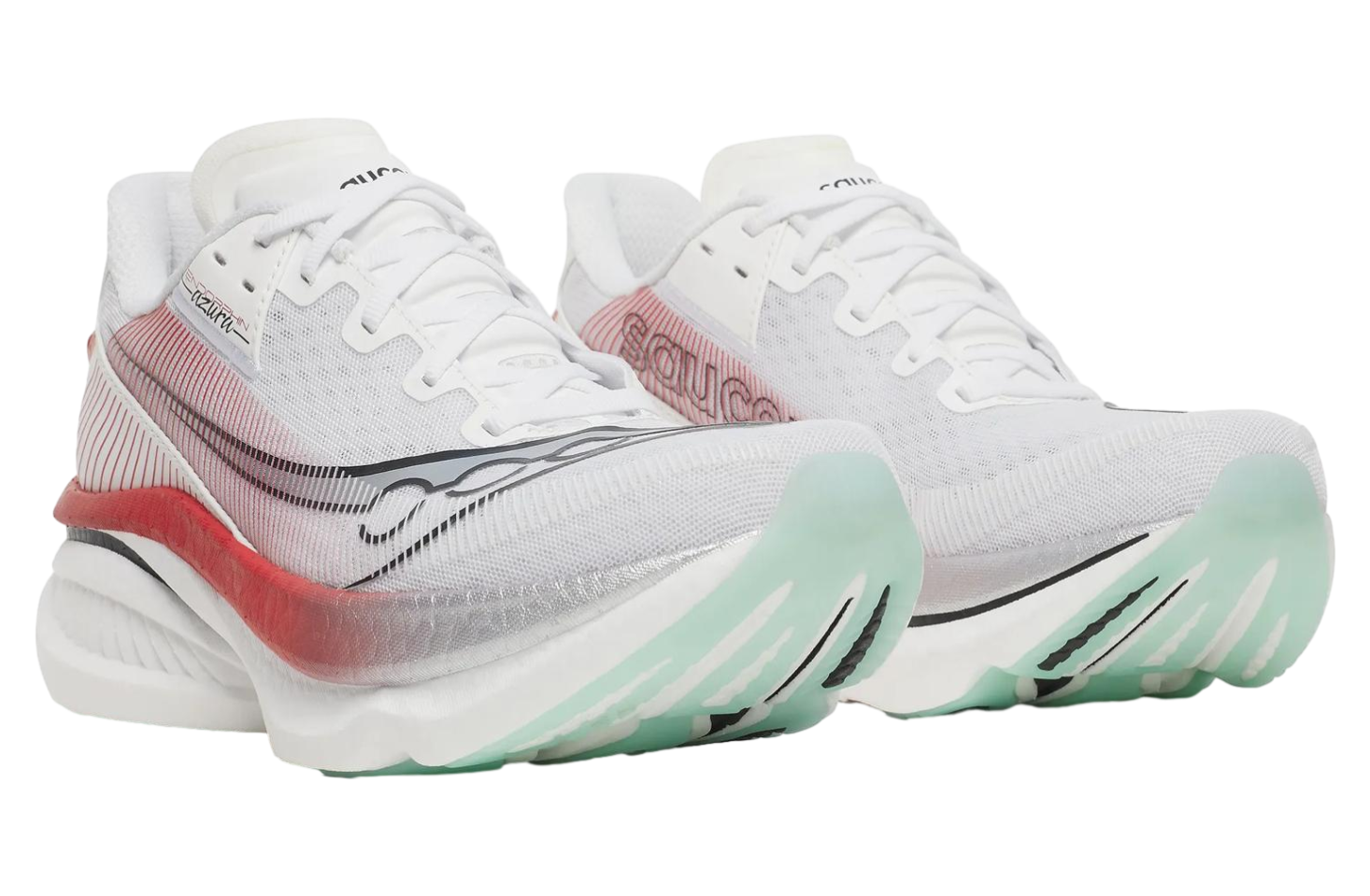 Saucony Endorphin Azura White / Salsa