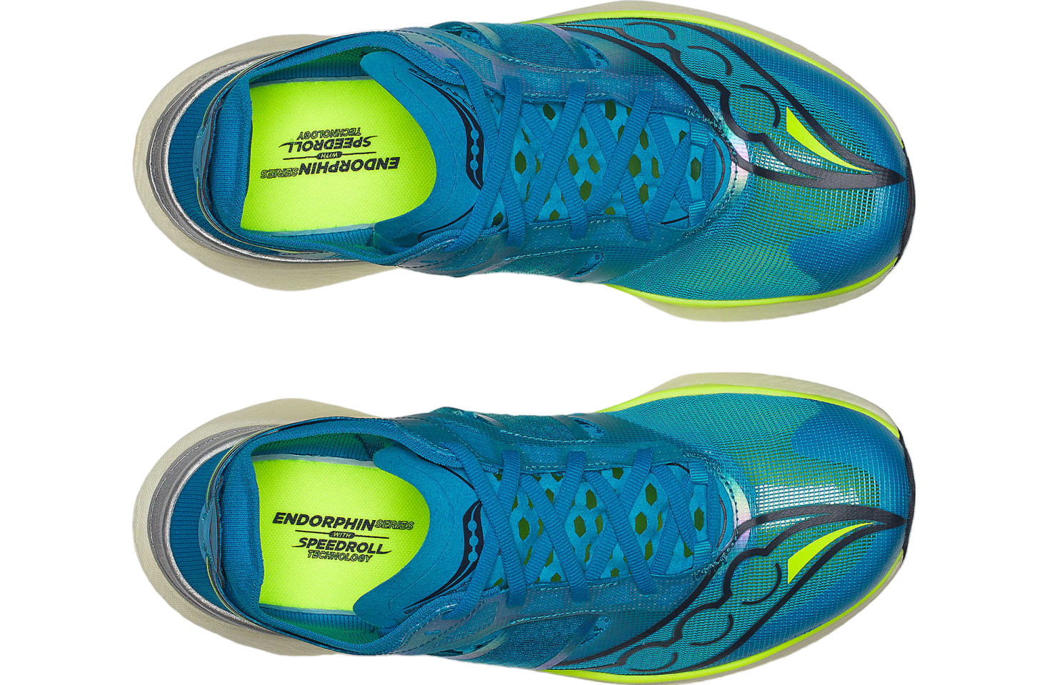 Saucony Endorphin Elite Viziblue / Citron