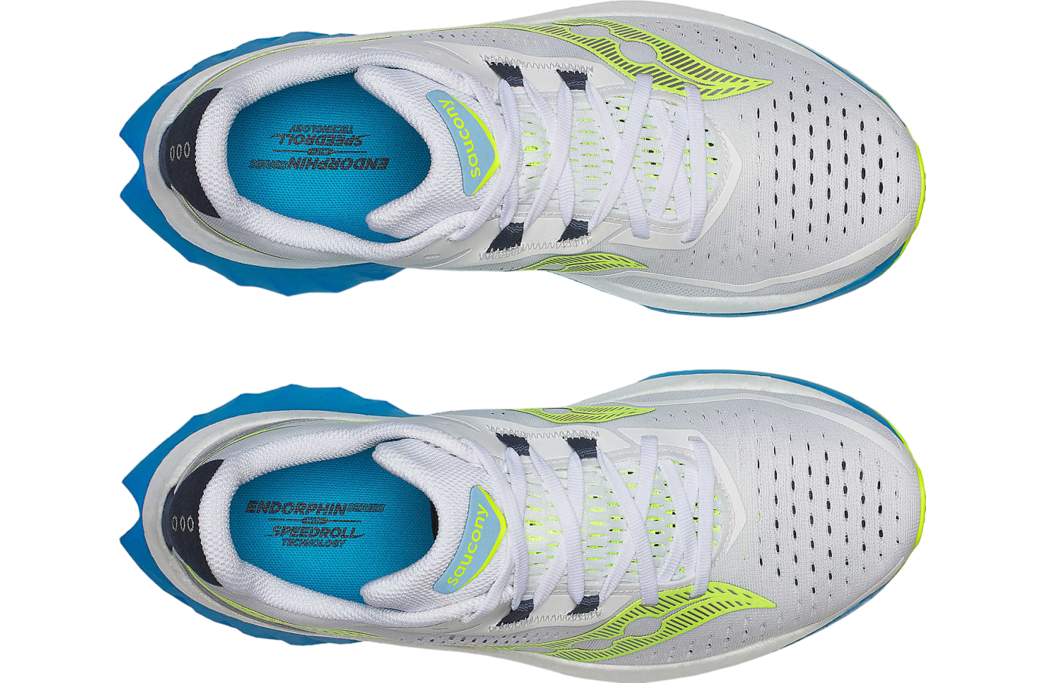 Saucony Endorphin Speed 4 White / Viziblue